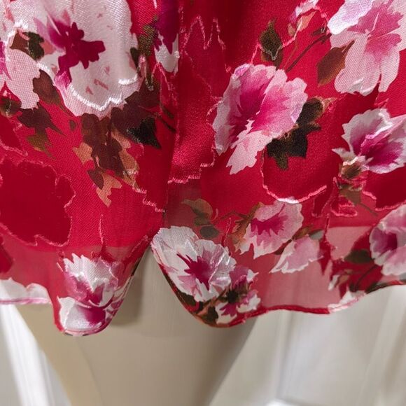 ELIE TAHARI PRIMROSE SHIRT PEONY MULTI - Picture 6 of 14